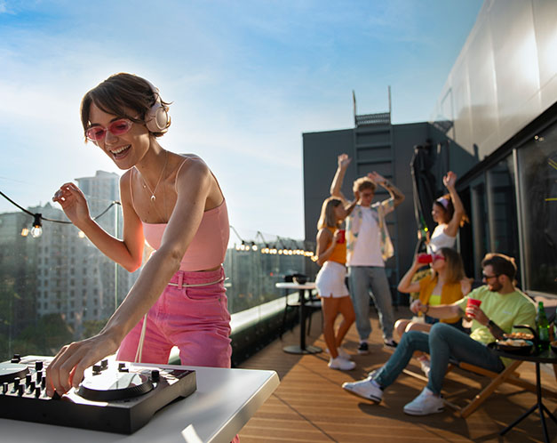 Rooftop Party Area